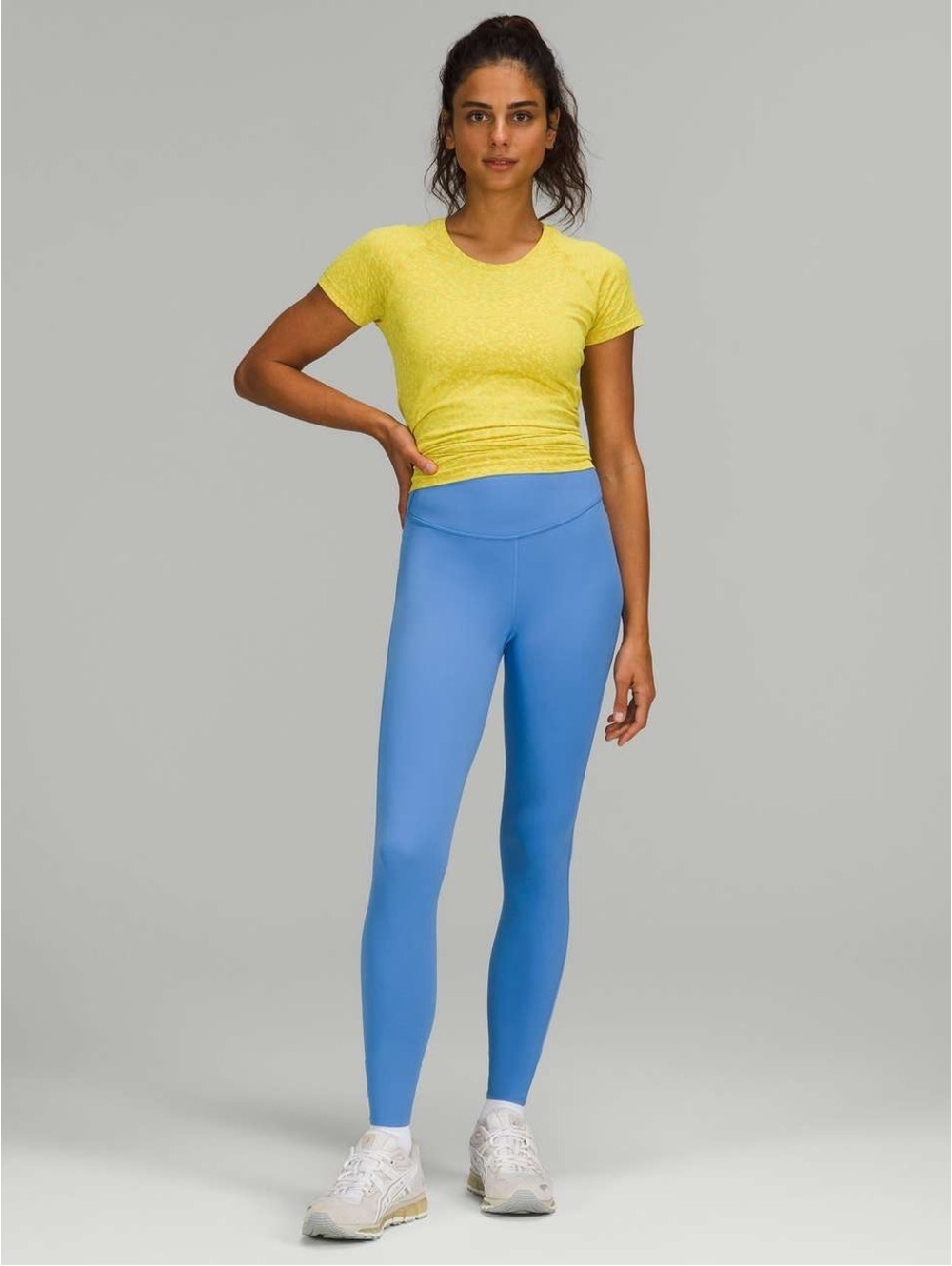 Lululemon Base Pace High-Rise Running Tight 28" *Brushed Nulux - Blue Nile - 10